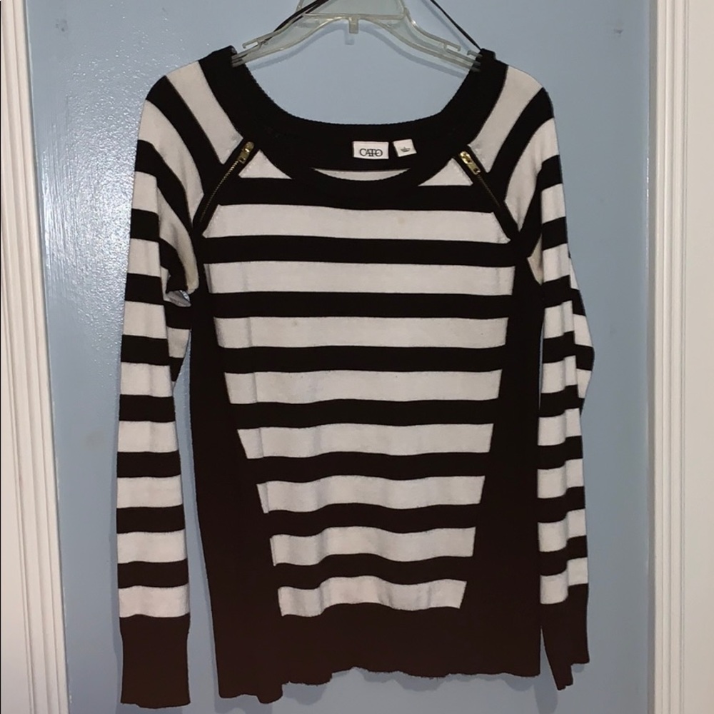 Black and White Sweater
